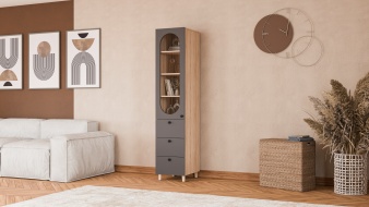 Шкаф-пенал Рене 1 BMS