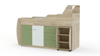 Кровать-чердак Минимакс с рабочей зоной