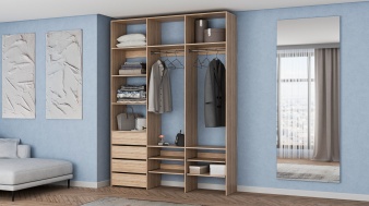 Стеллаж для одежды Мирта 99 BMS для дома