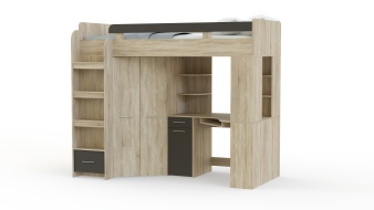 Детская кровать Коста 1 BMS с лестницей