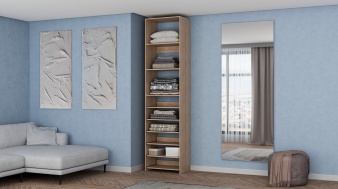 Стеллаж для одежды Мирта 76 BMS - дуб сонома