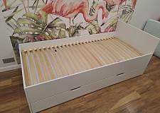 Кровать с ящиком и бортиком Boston BMS