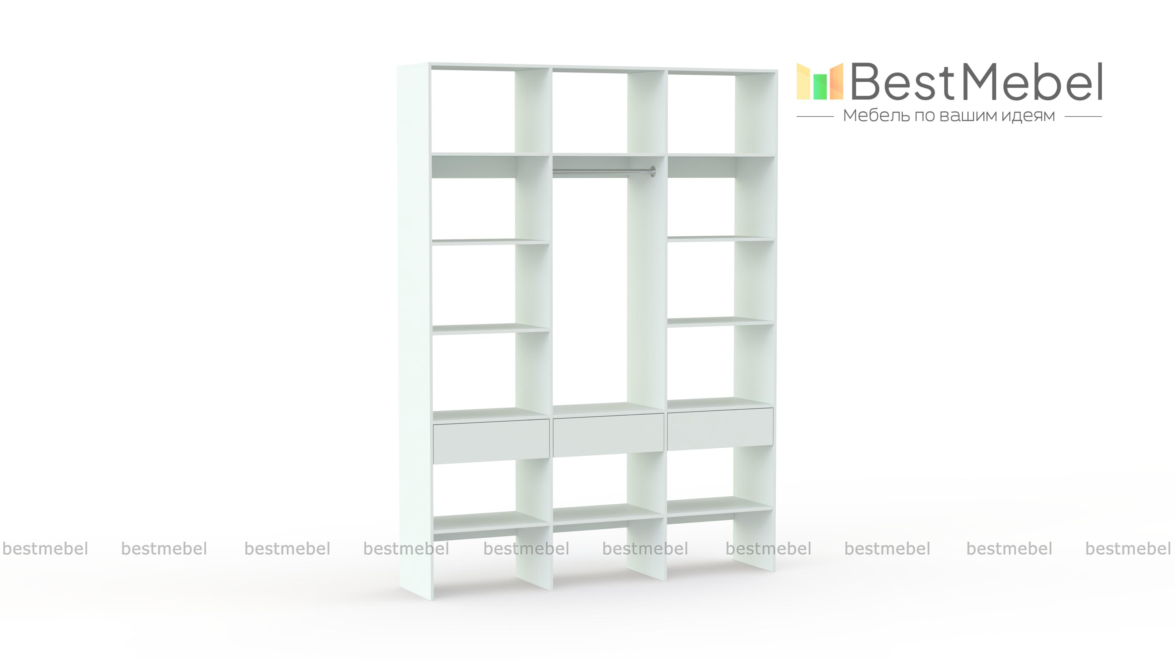 Стеллаж для одежды Мирта 50 BMS - Фото