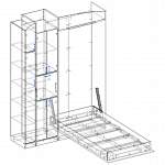 Схема сборки Шкаф-кровать трансформер Джули 29 BMS
