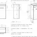 Чертеж Тумба для ванной Кварта 3 BMS