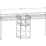 Схема сборки Маникюрный стол Лайнен BMS