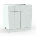 Шкаф нижний с 2-мя дверцами и ящиком Анаис BMS - Фото 3