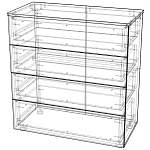 Схема сборки Комод Бриз 54.08 BMS