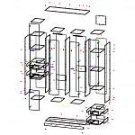 Схема сборки Распашной шкаф Клео 15 BMS