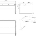 Письменный стол СПМ-08 BMS