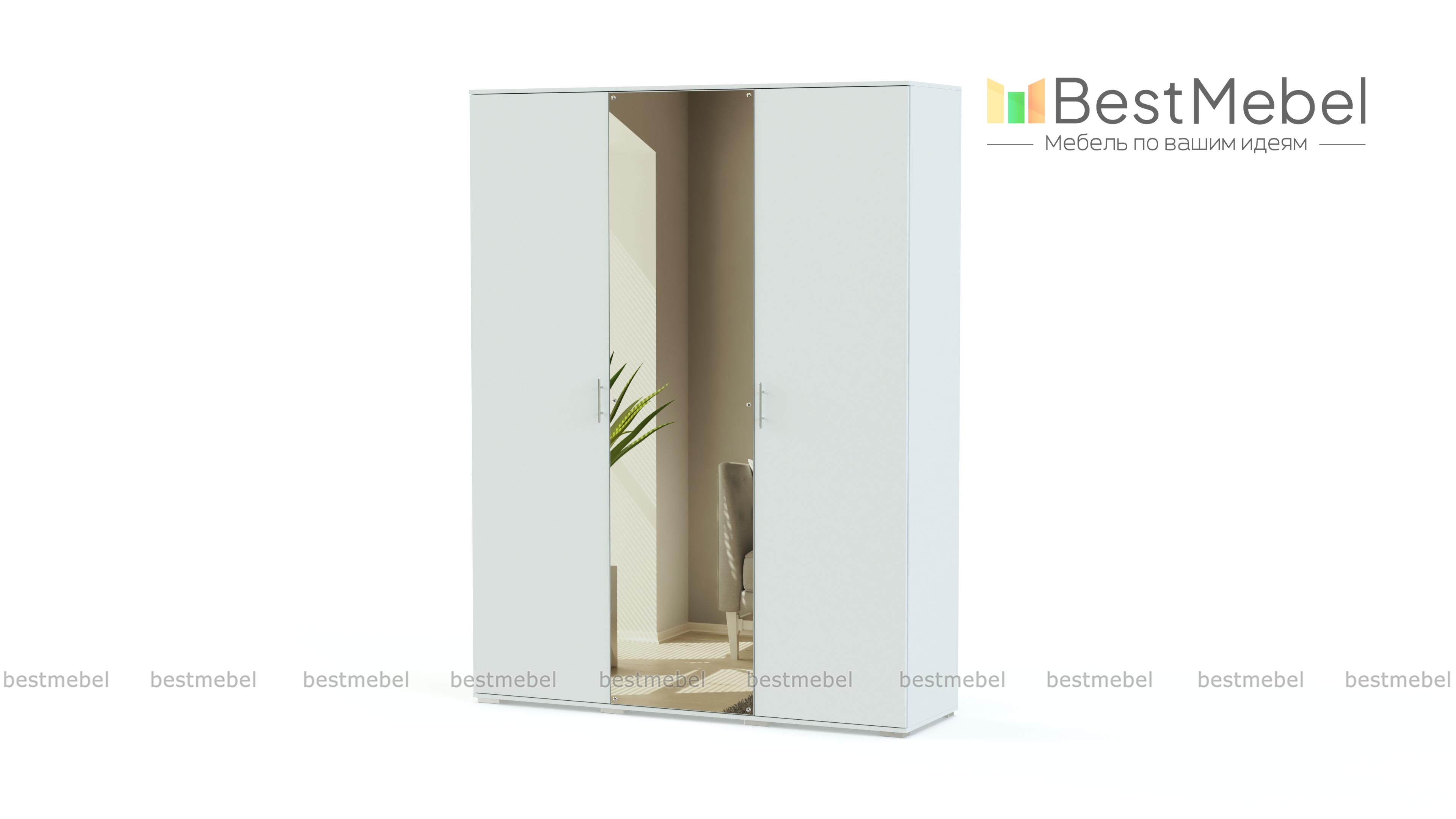 Распашной шкаф Альма 11 BMS - Фото