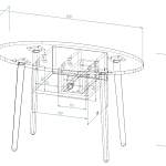 Схема сборки Журнальный стол Фанни 16 BMS