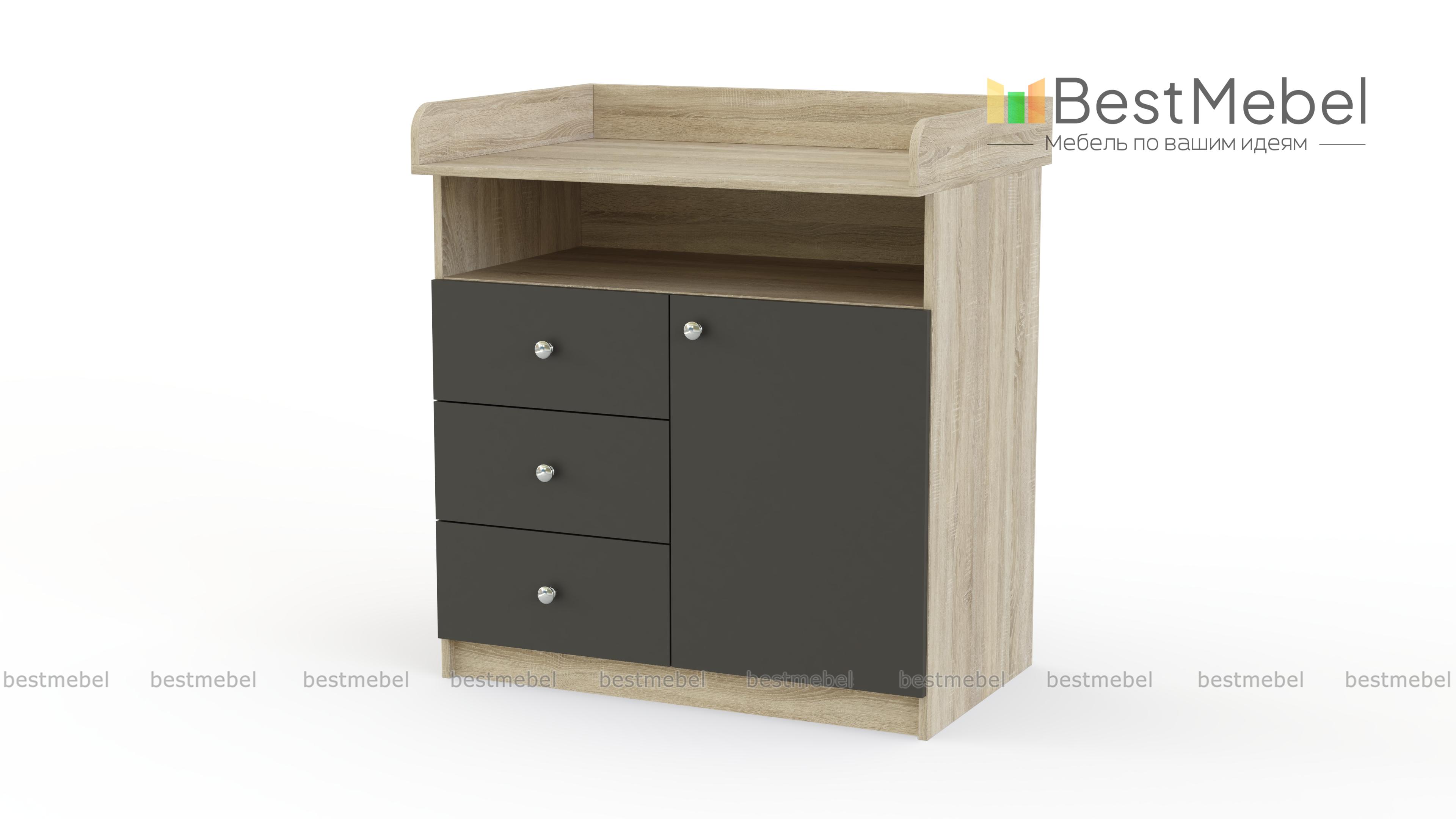 Пеленальный комод Гера 4 BMS - Фото