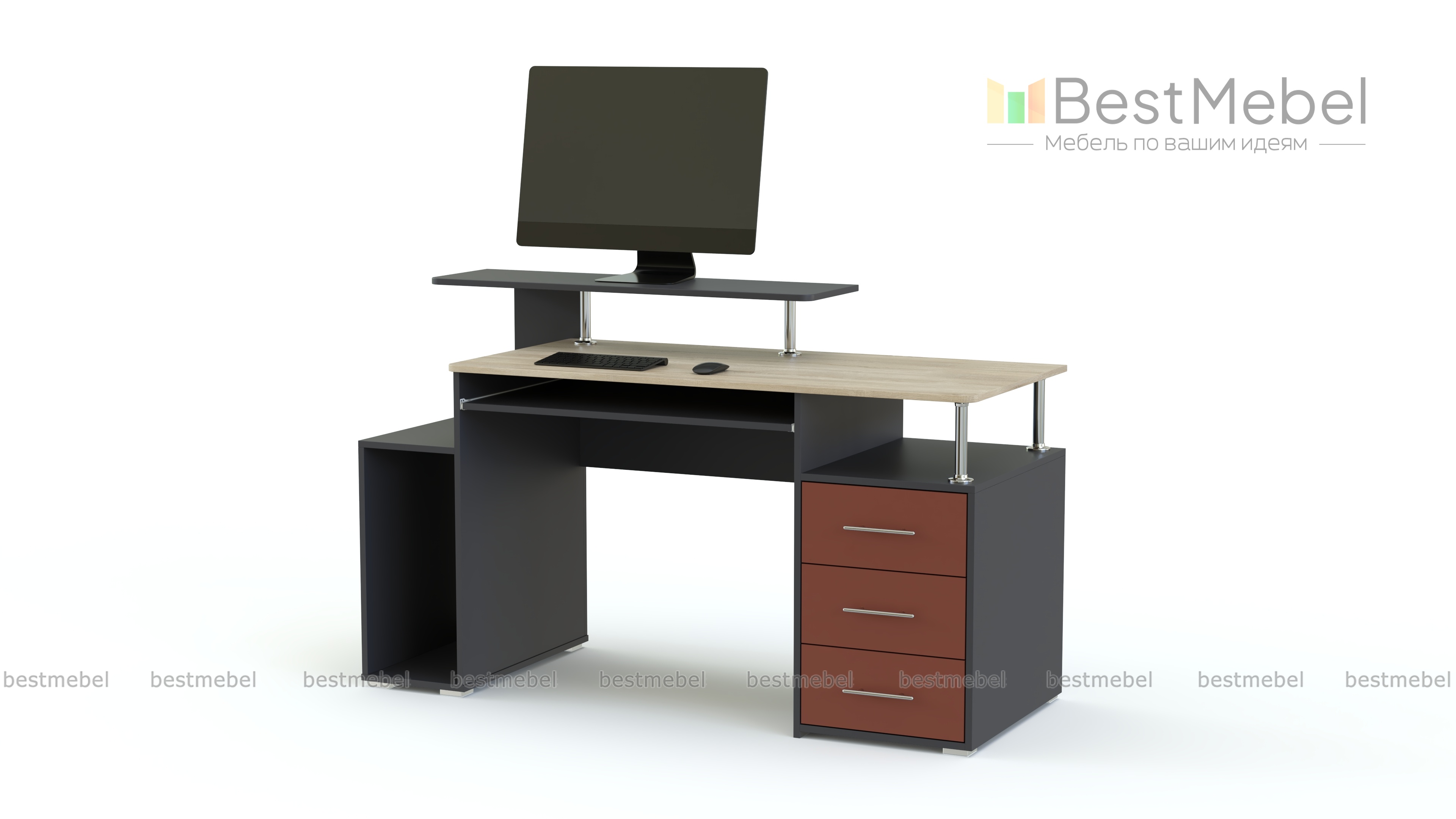 Компьютерный стол МБ 14.1 BMS