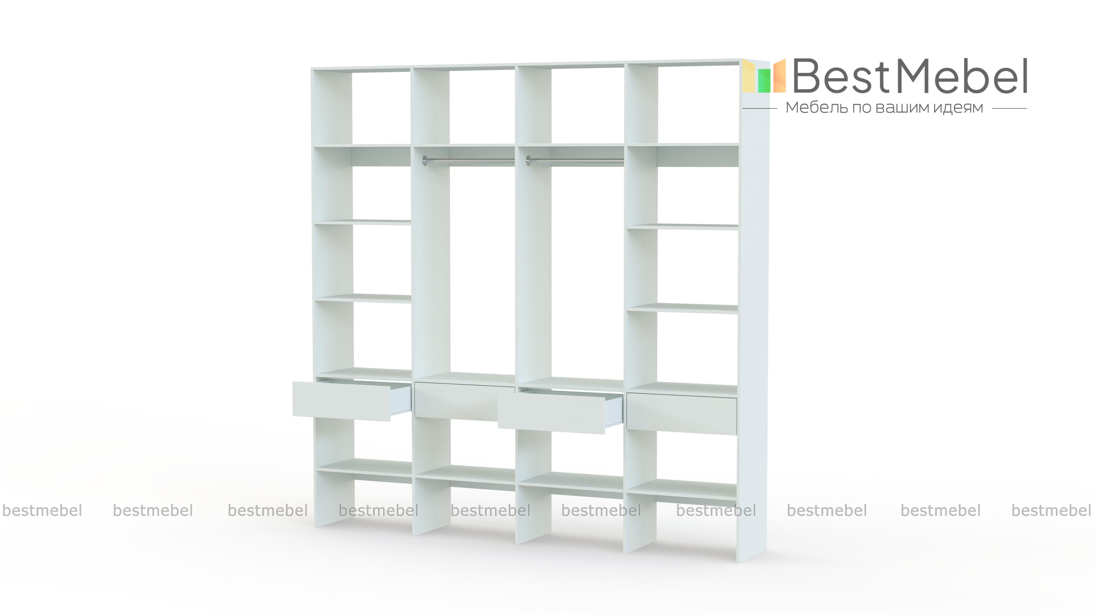 Стеллаж для одежды Мирта 60 BMS - Фото