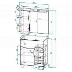 Схема сборки Мебель для ванной Маркиз 4 BMS