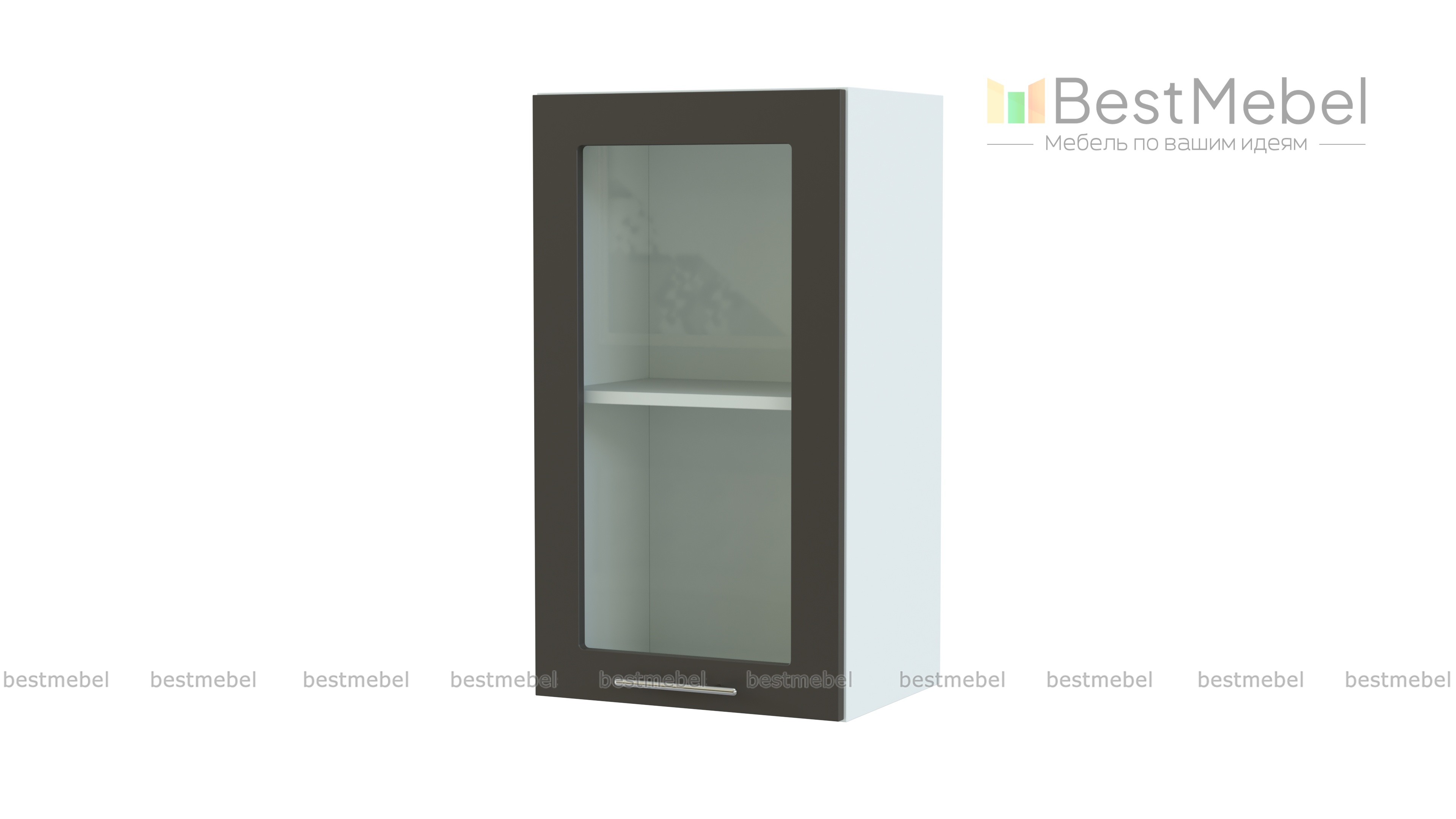 Шкаф Олимпия навесной со стеклом BMS
