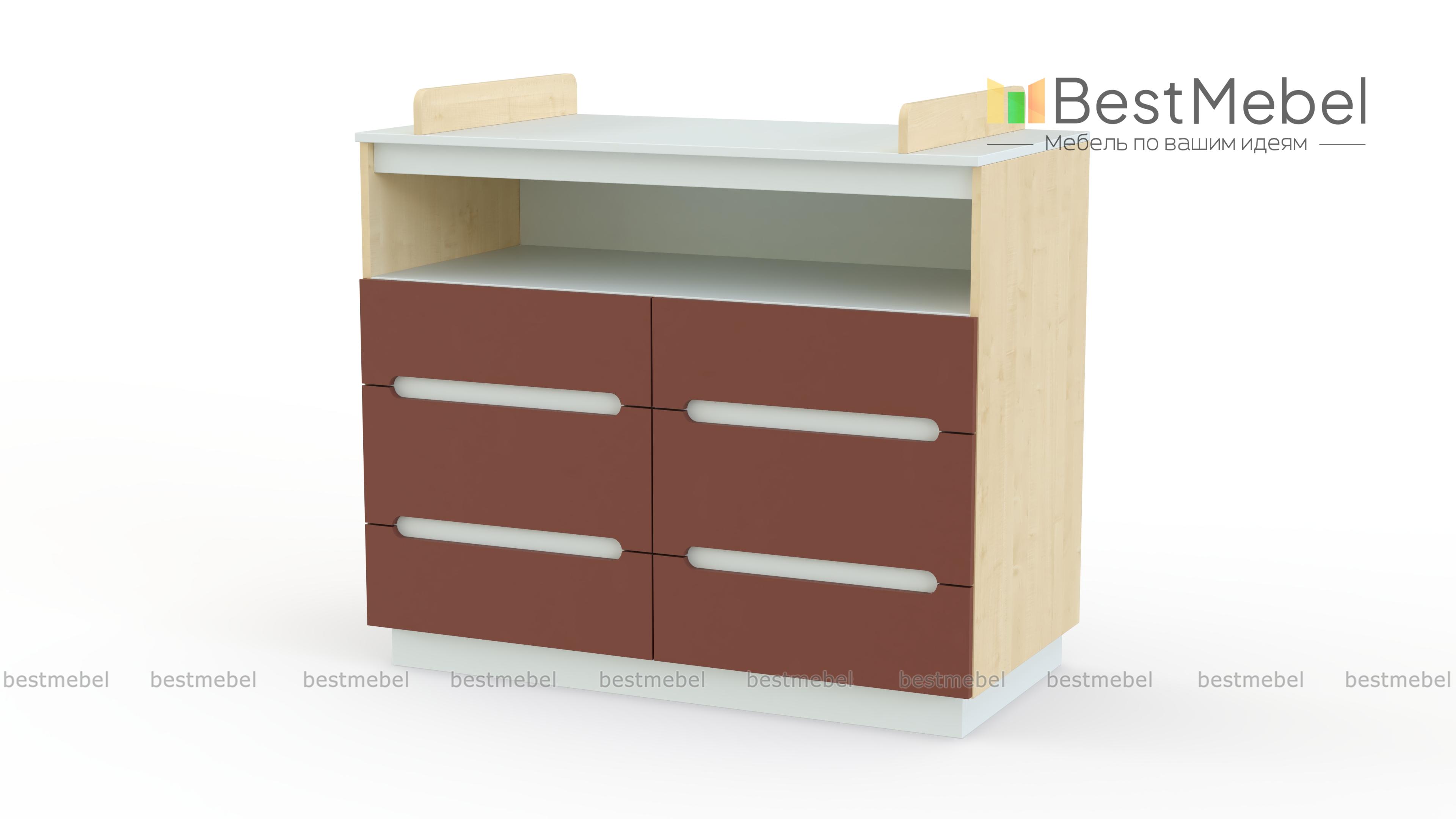 Пеленальный комод Юнга 3 BMS - Фото