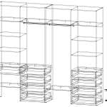 Стеллаж для одежды Мирта 19 BMS