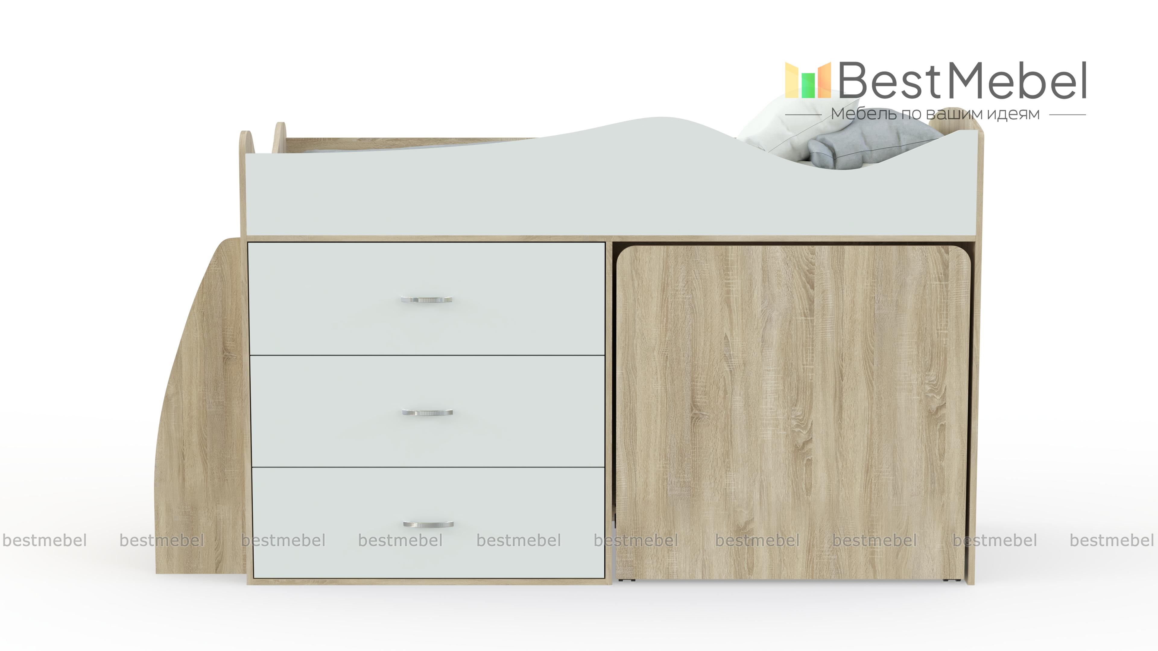 Детская кровать Карлсон Микро 2 BMS - Фото