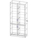 Шкаф книжный 2 №3