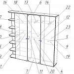 Схема сборки Распашной шкаф Альма 10 BMS