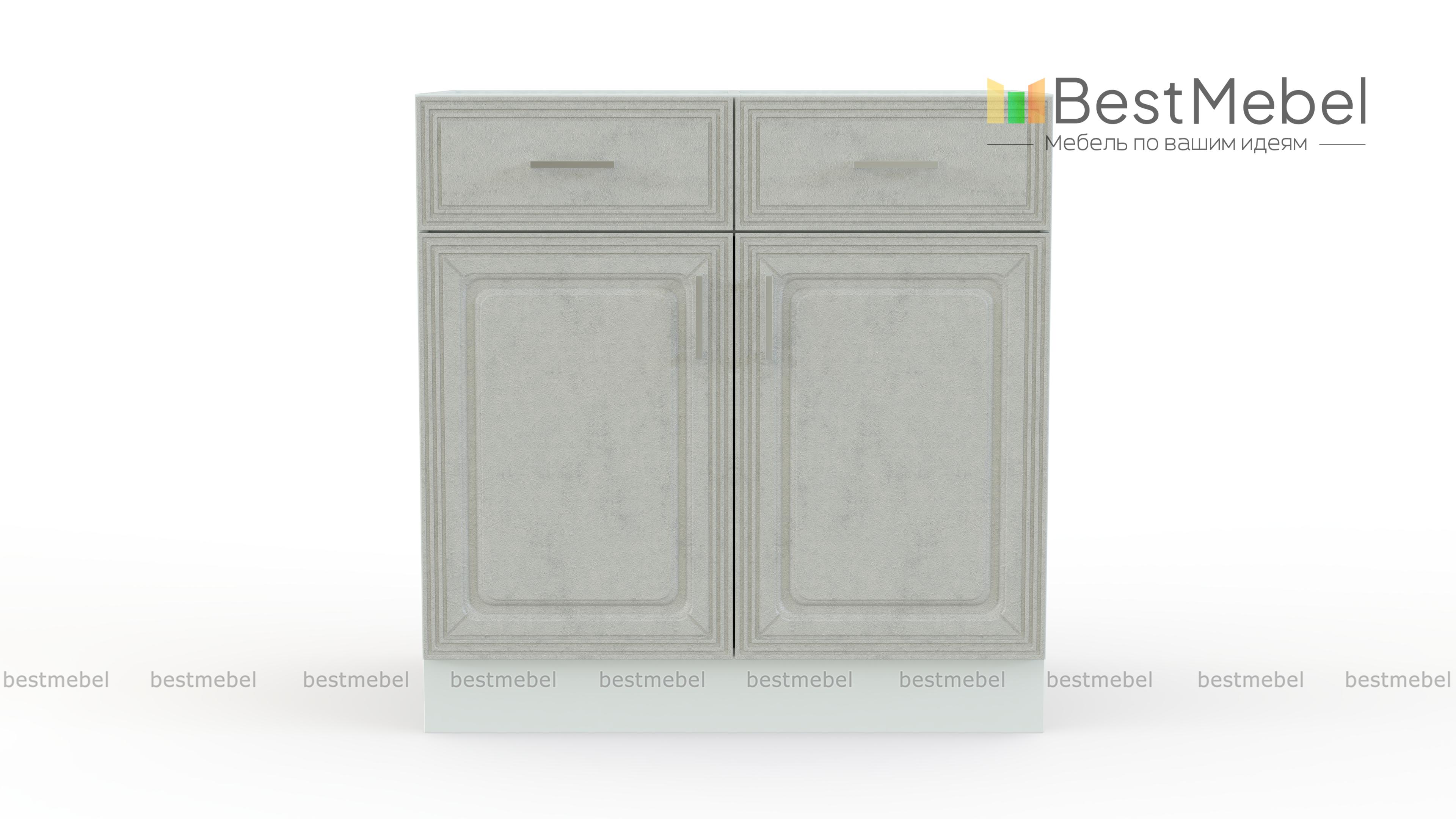 Шкаф нижний с 2-мя ящиками Ника BMS - Фото