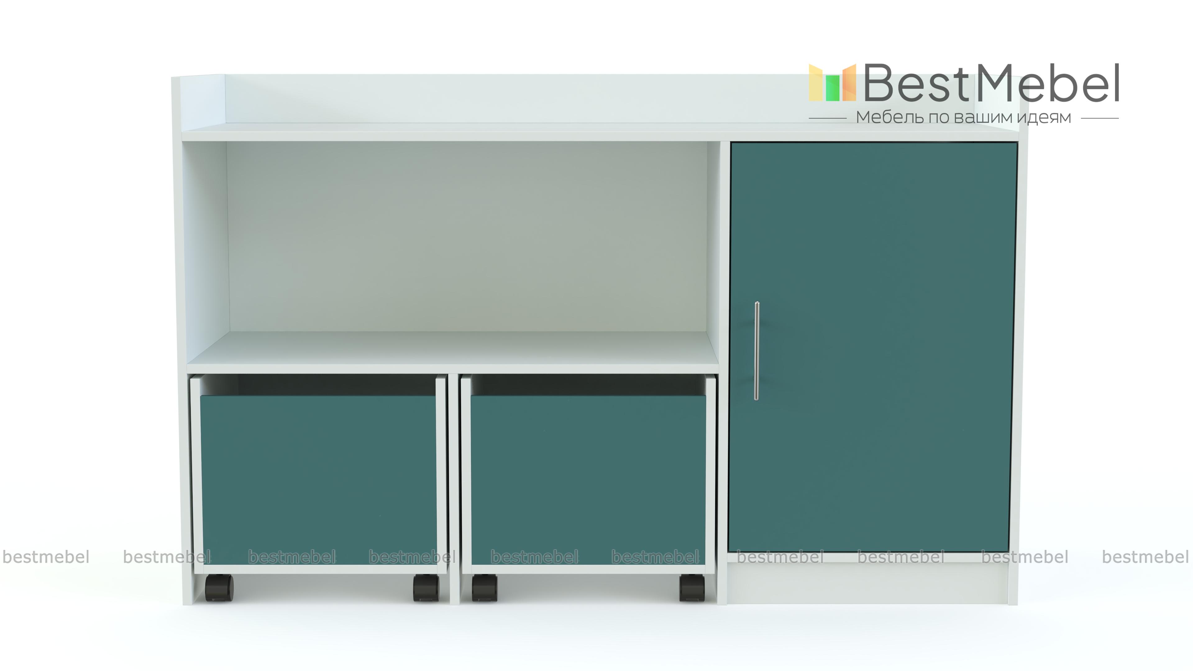 Ящик для игрушек на колесах №3 BMS - Фото