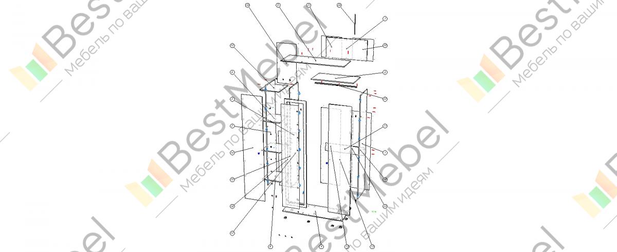 Сборка шкафа версаль схема сборки