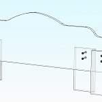 Чертеж Бортик для кровати Гном 1 BMS