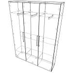 Схема сборки Шкаф распашной Брайтон 2 BMS