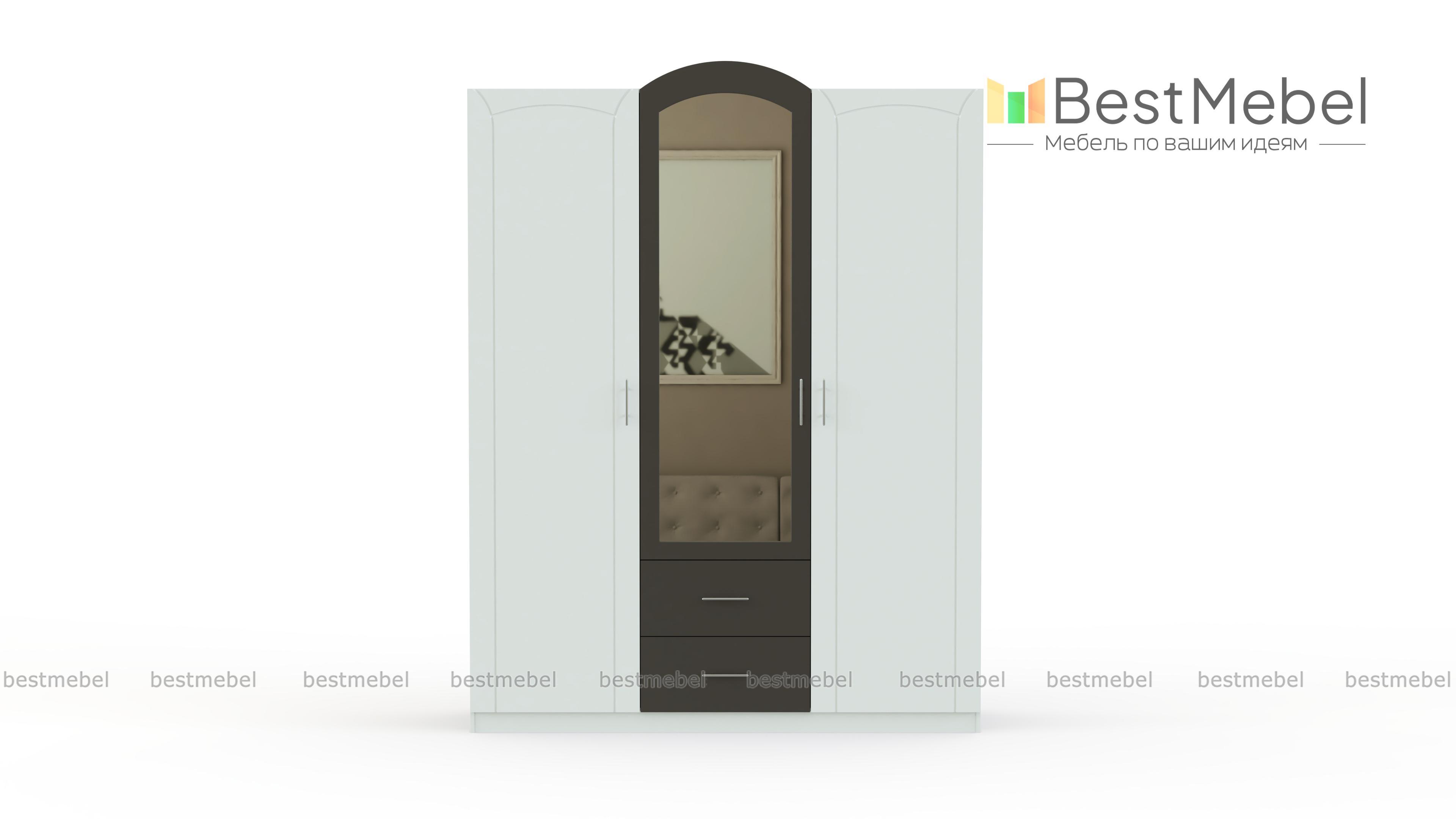 Распашной шкаф Марта 01 BMS - Фото