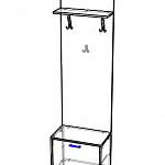 Схема сборки Тумба с вешалкой Лофт 4 BMS