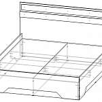 Чертеж Кровать Эдем-2 BMS