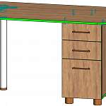 Чертеж Маникюрный стол Салли BMS