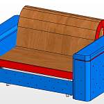 Диван аккордеон Ватикан 1 BMS(Аккордеон)