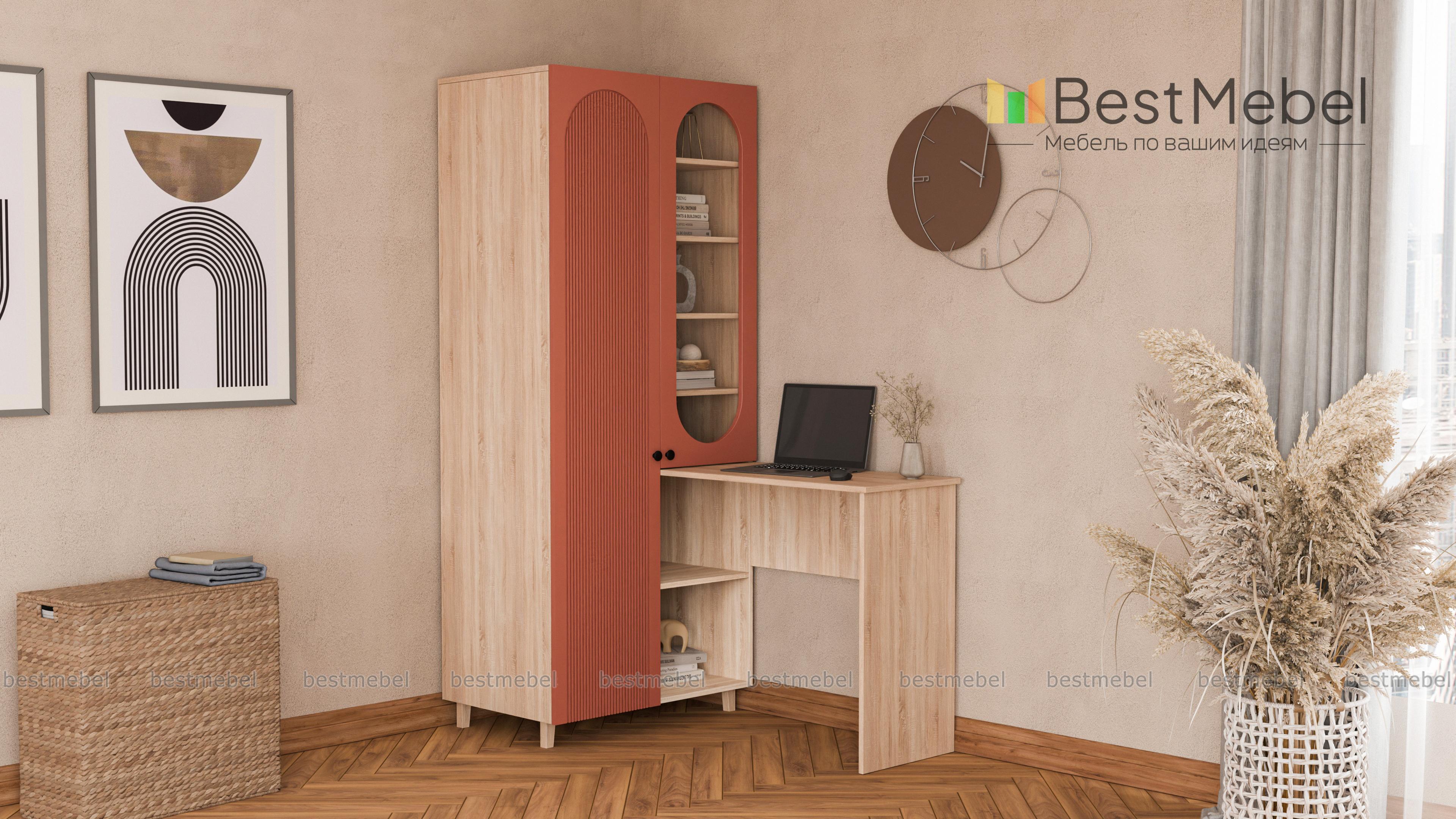 Шкаф со столом Рене 4 BMS - Фото